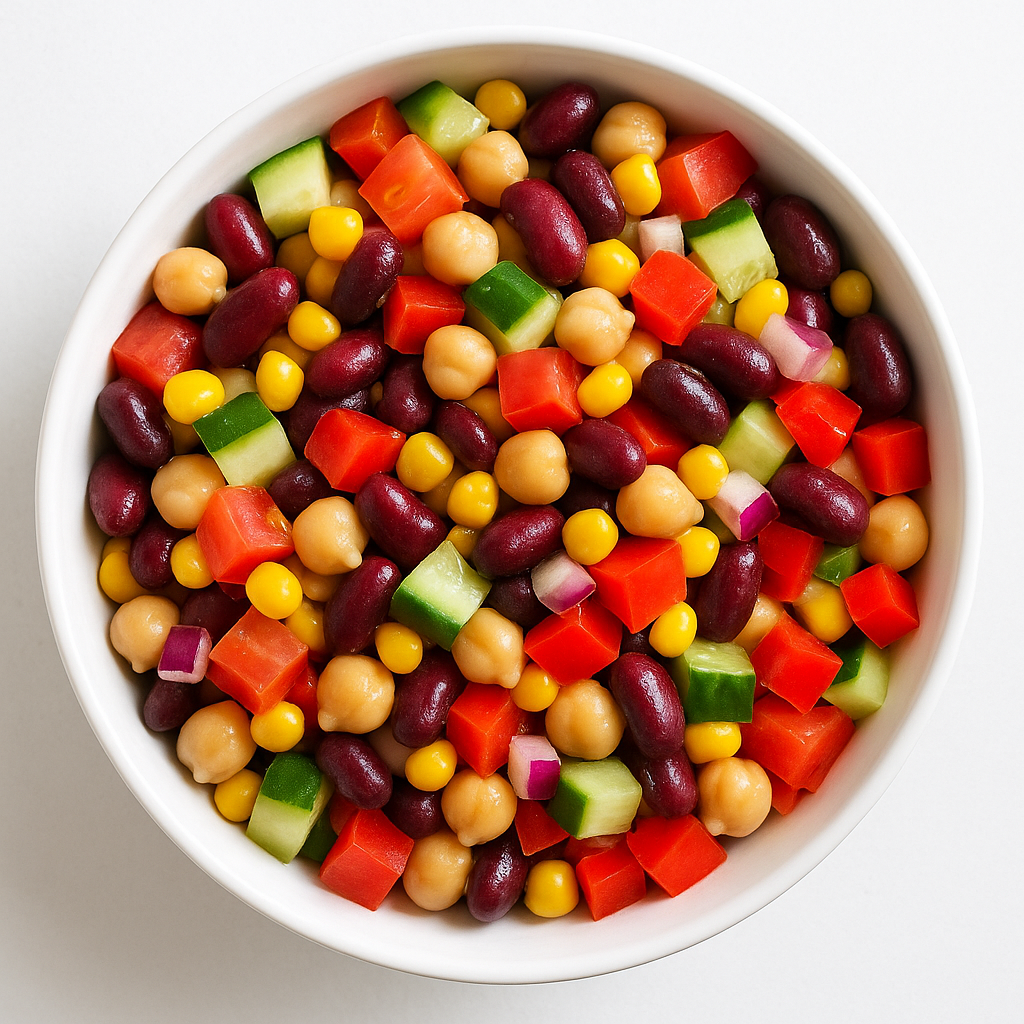 Dense Bean Salad Recipe (Easy, Healthy & High Protein