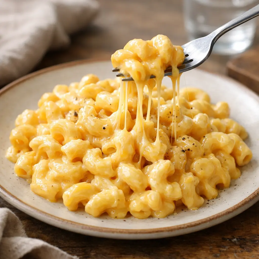 mac and cheese recipe served hot and creamy